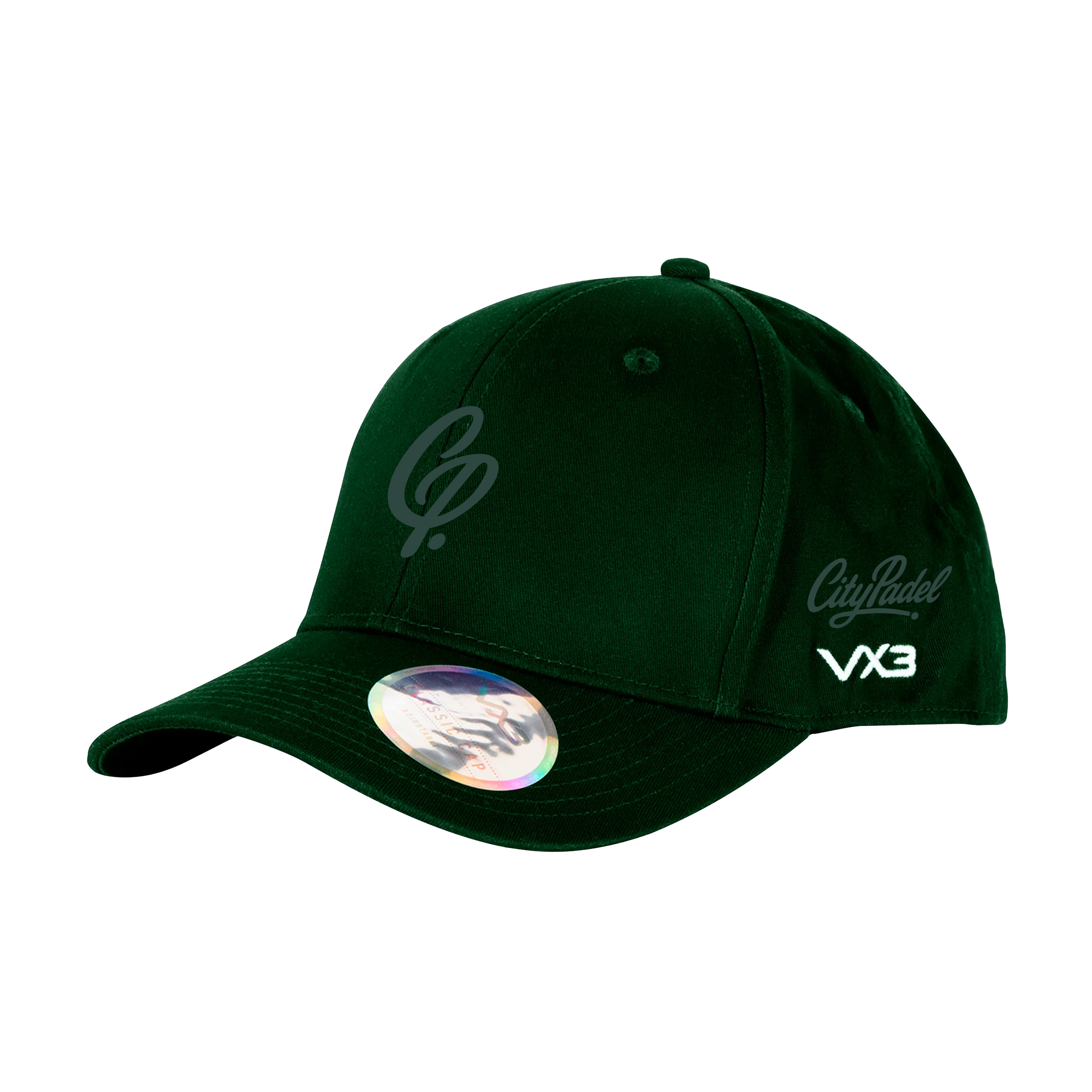 City Padel Classic Cap Bottle Green
