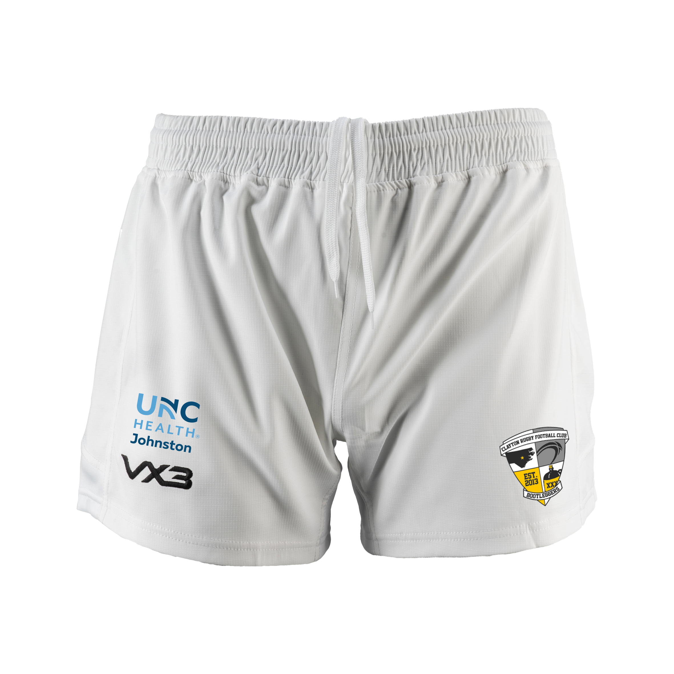 Clayton Rugby Club White Revo Rugby Shorts