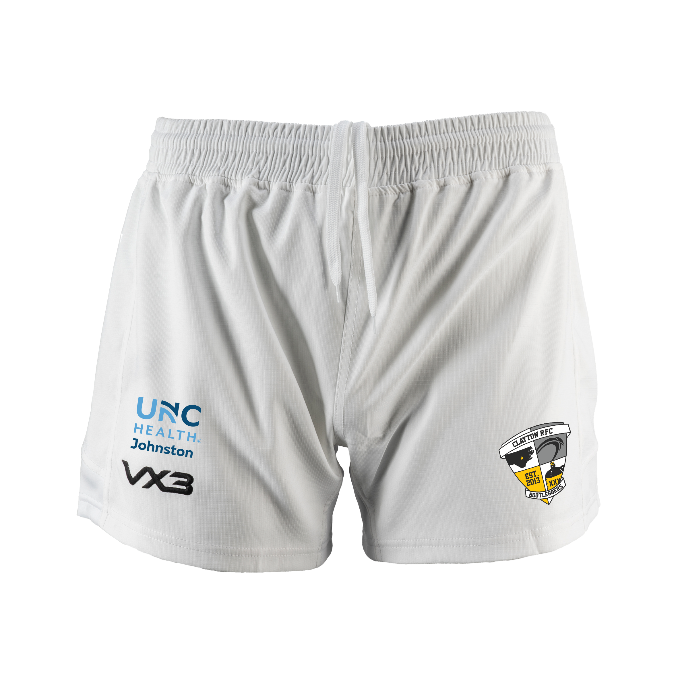Clayton Rugby Club White Revo Rugby Shorts