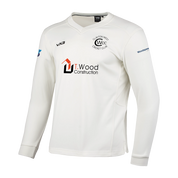 Clayton West Cricket Whites Sweatshirt Elite