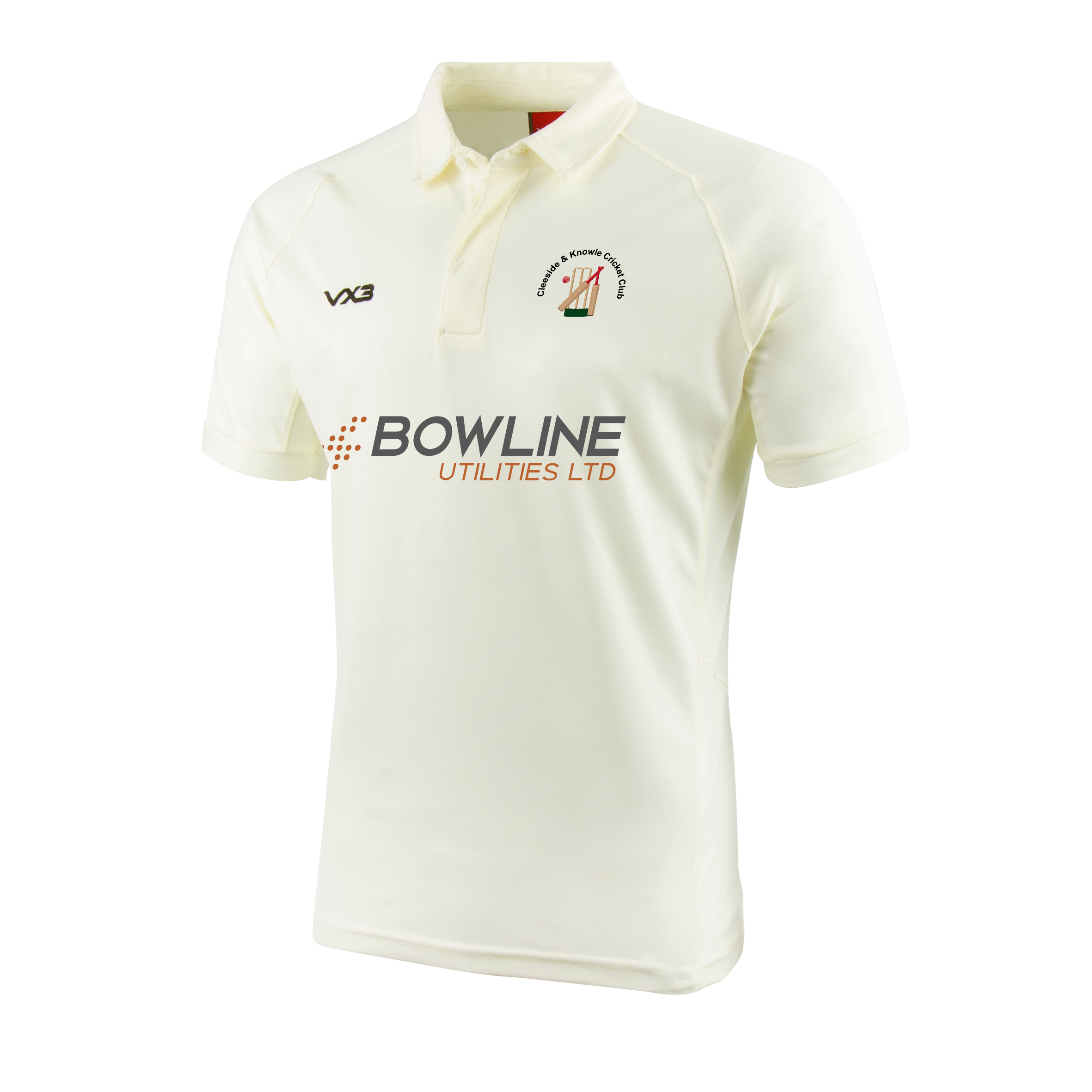 Cleeside & Knowle Cricket Club Cricket Whites Short Sleeve Shirt