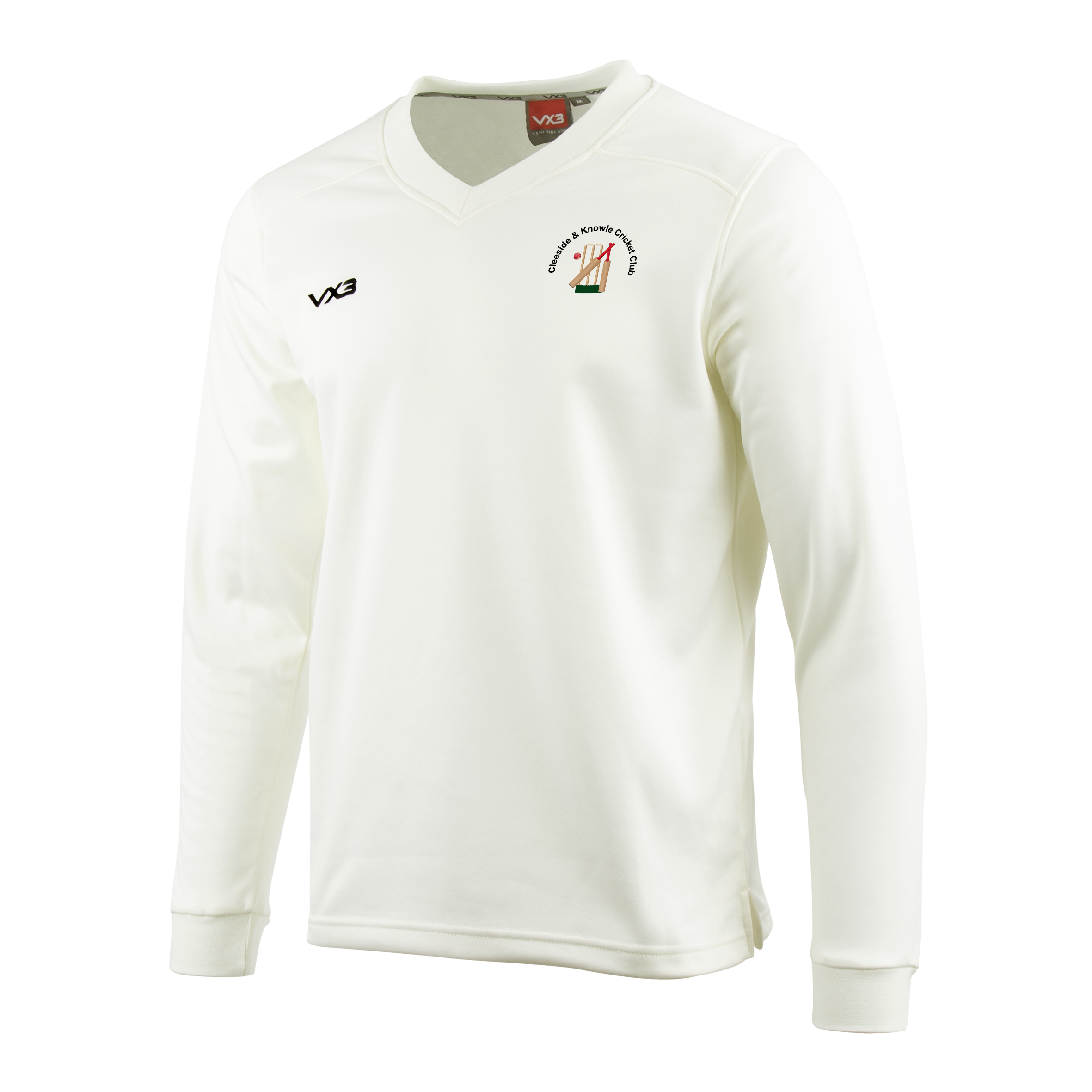 Cleeside & Knowle Cricket Club Cricket Whites Sweatshirt Elite