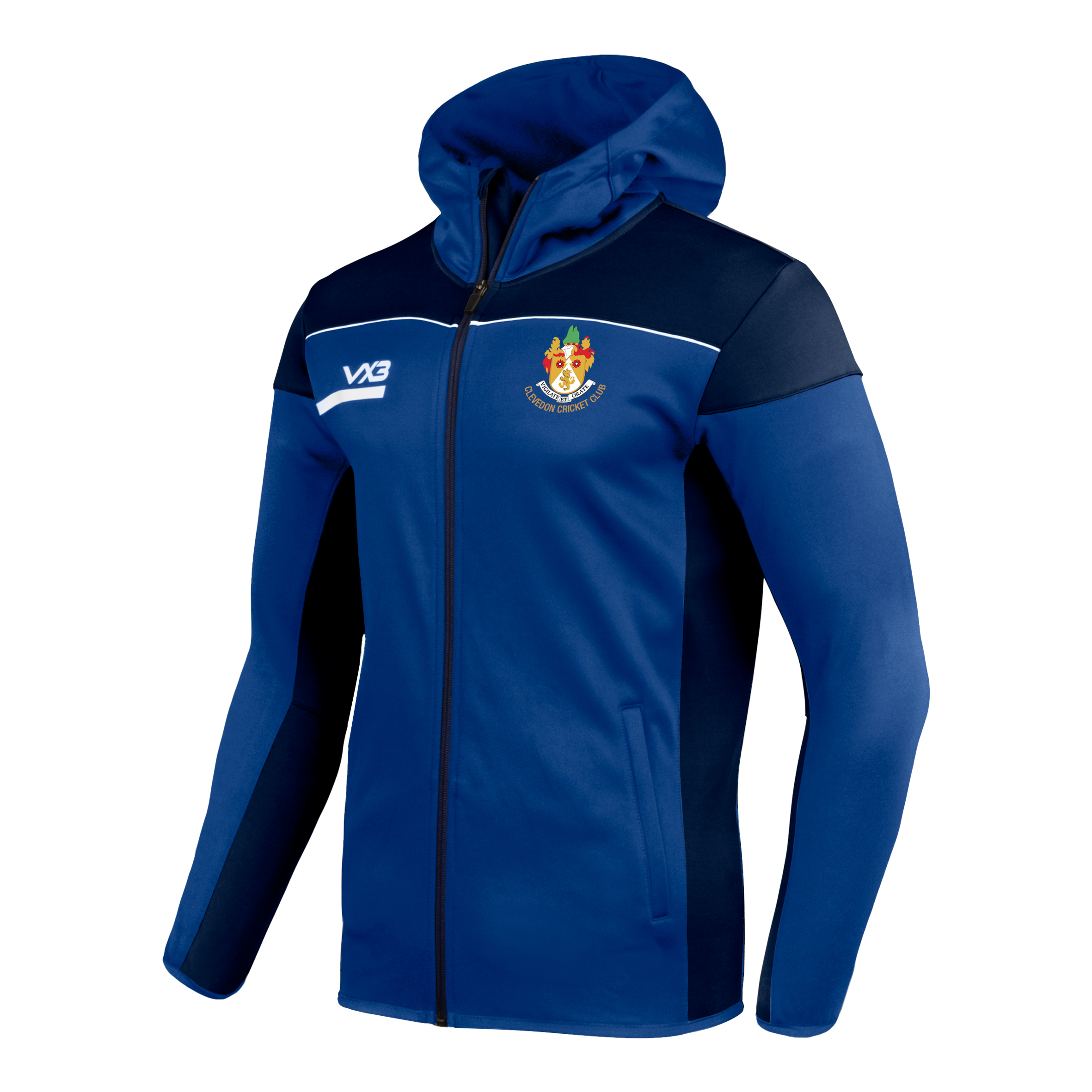 Clevedon Cricket Club Opus Zoodie Youth - Royal Navy