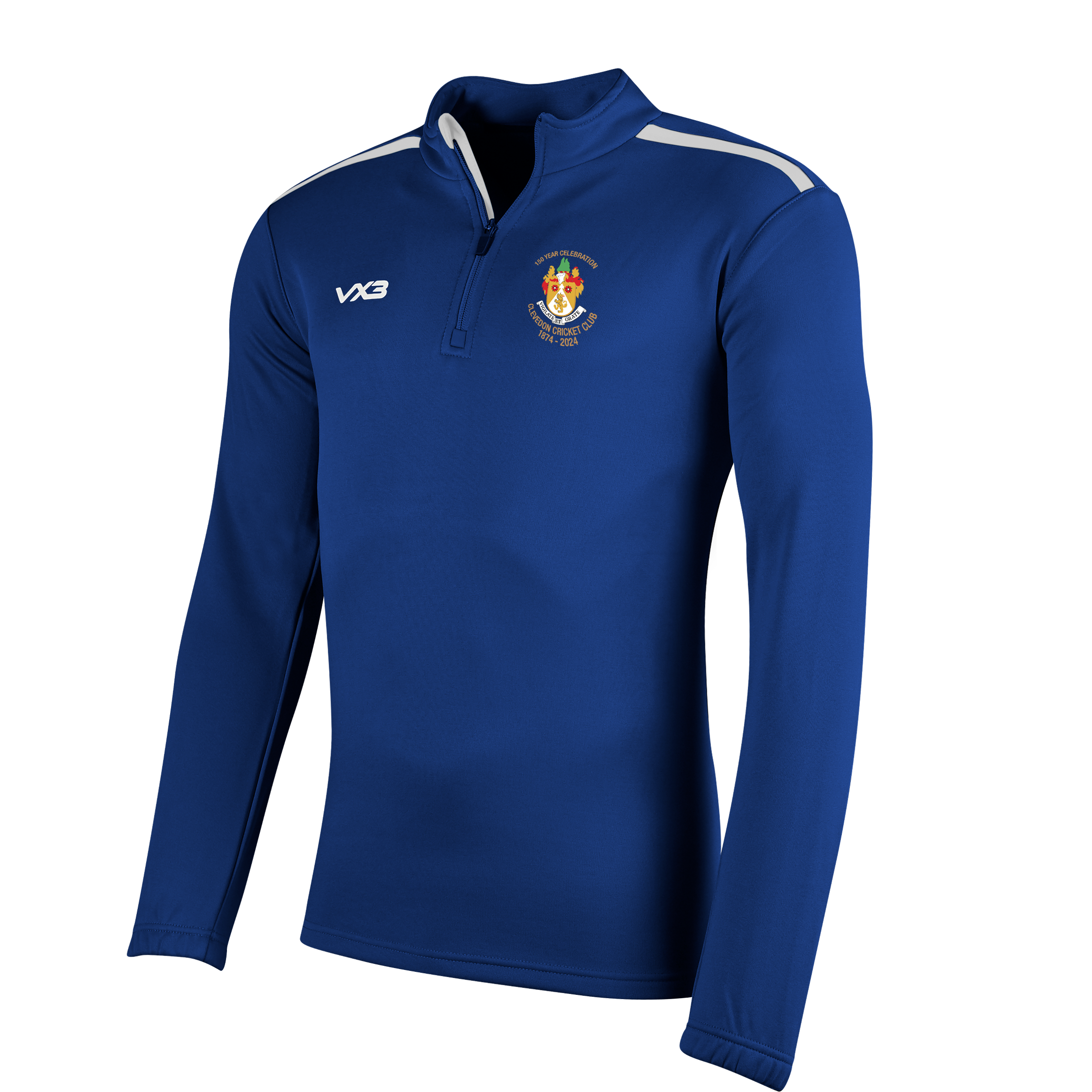 Clevedon Cricket Club Fortis Youth Quarter Zip Sweat