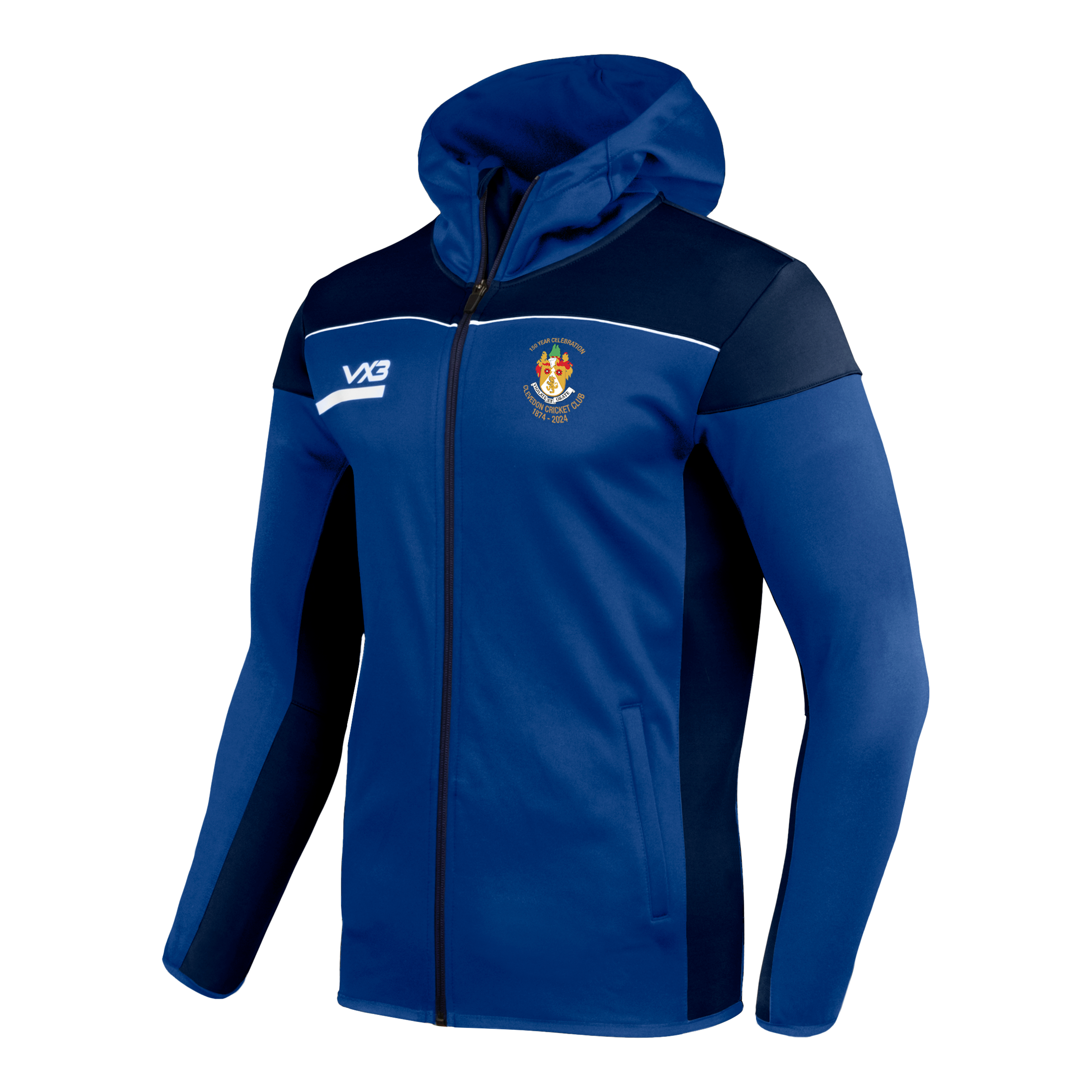Clevedon Cricket Club Opus Zoodie - Royal Navy