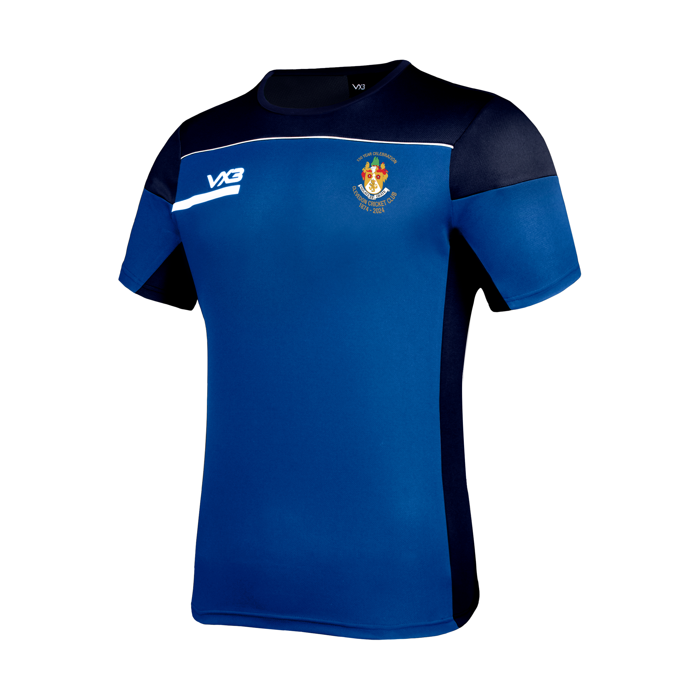 Clevedon Cricket Club Opus Tee Youth - Royal Navy