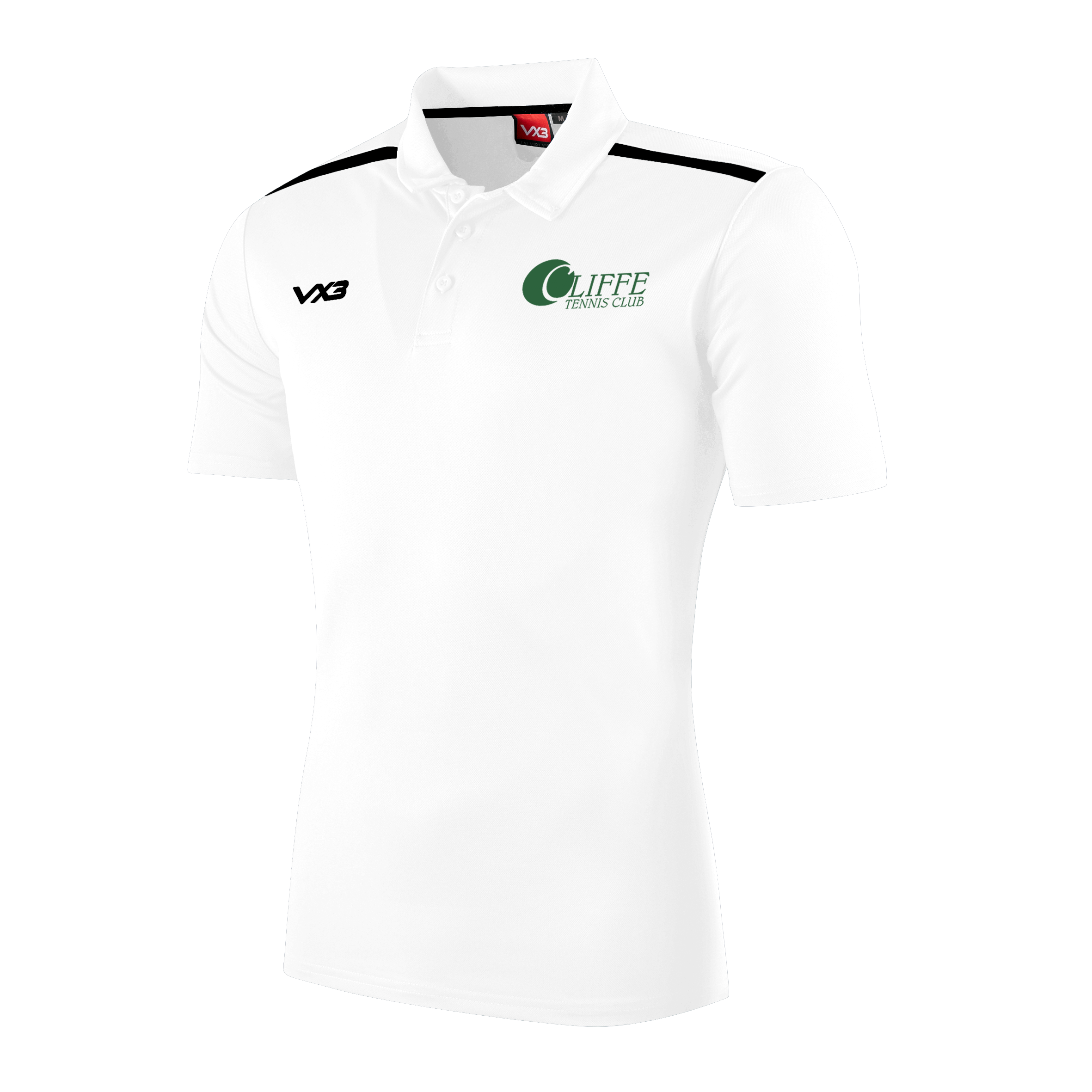 Cliffe Tennis White Fortis Youth Polo