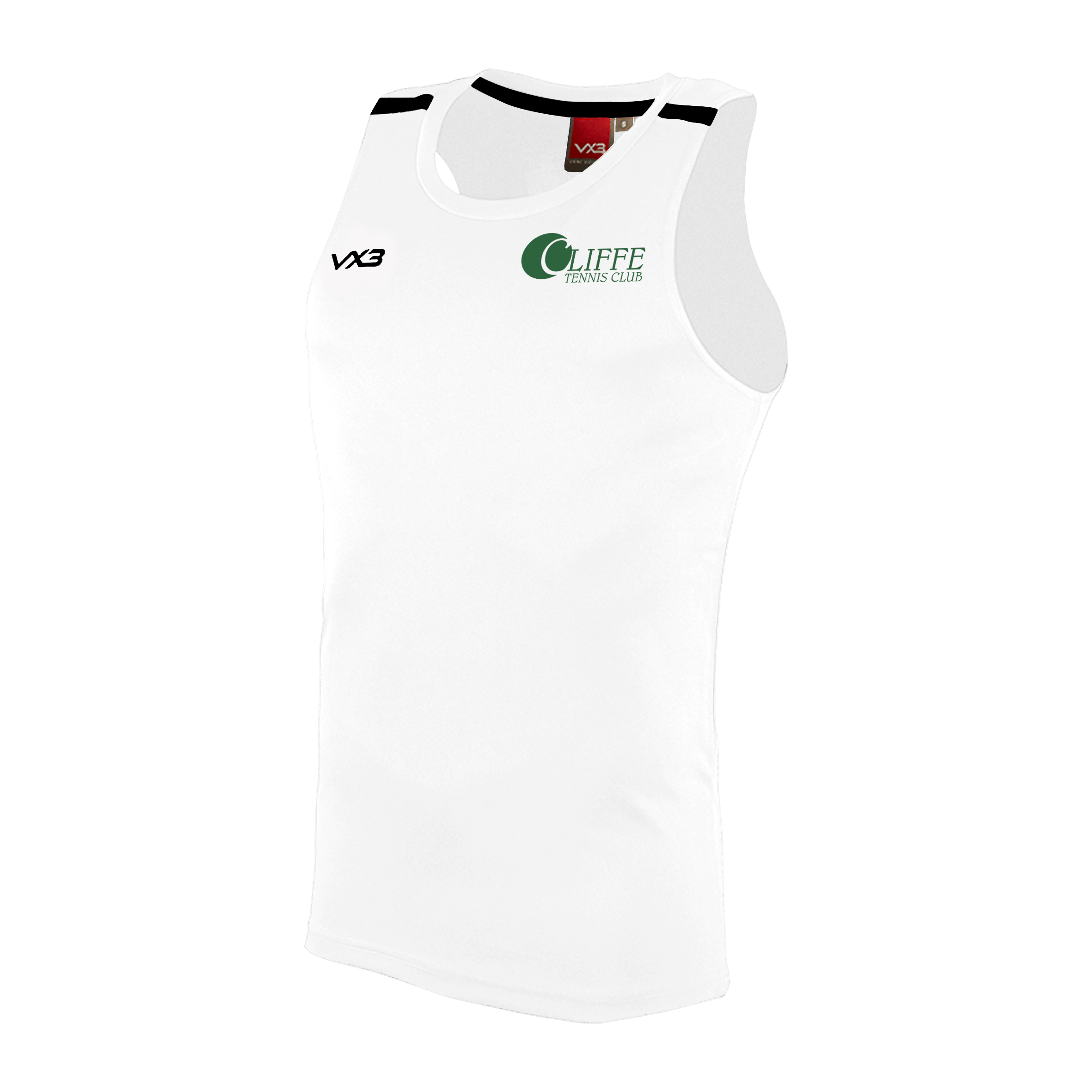 Cliffe Tennis White Fortis Vest