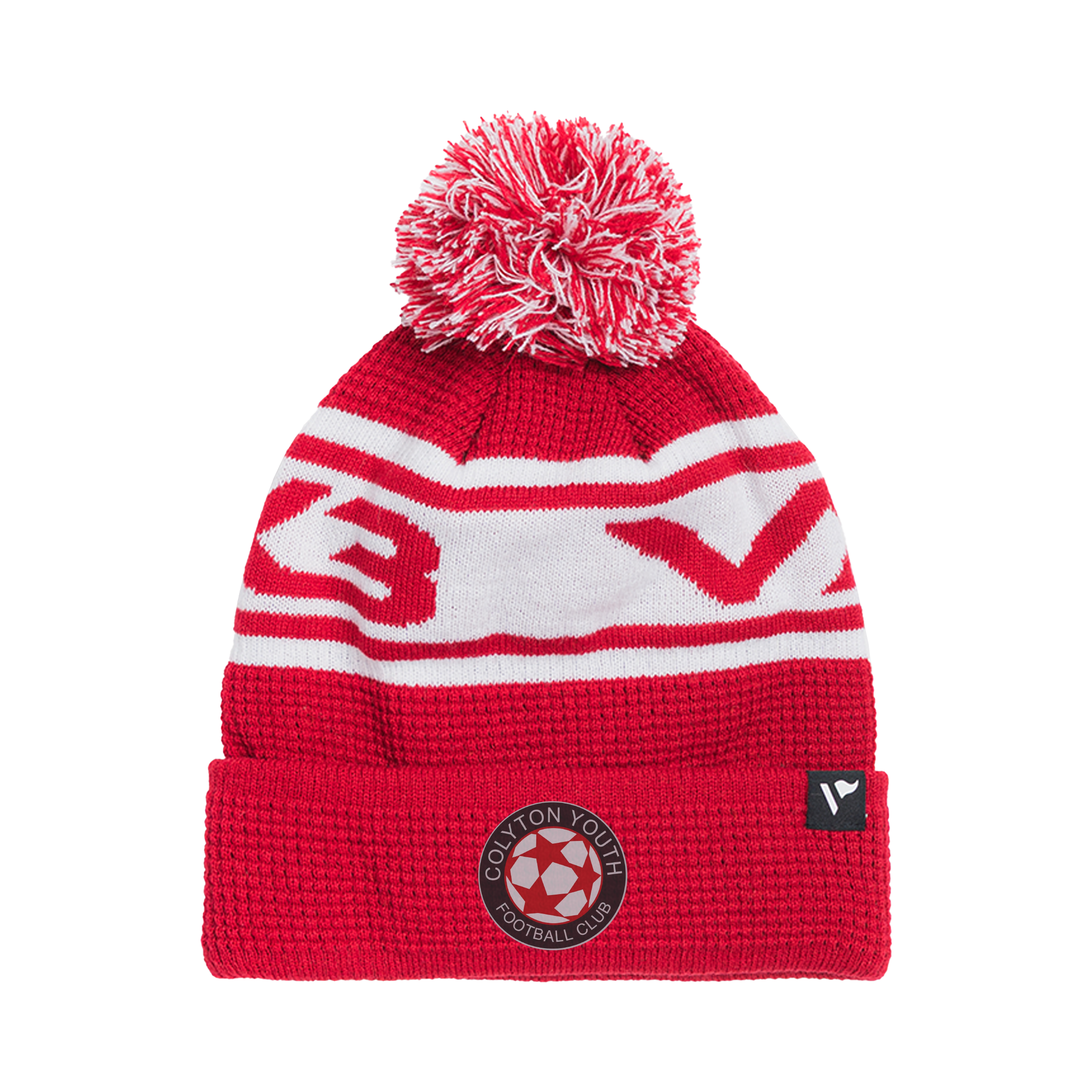 Colyton-Youth-FC-Red-White-Waffle-bobble.png