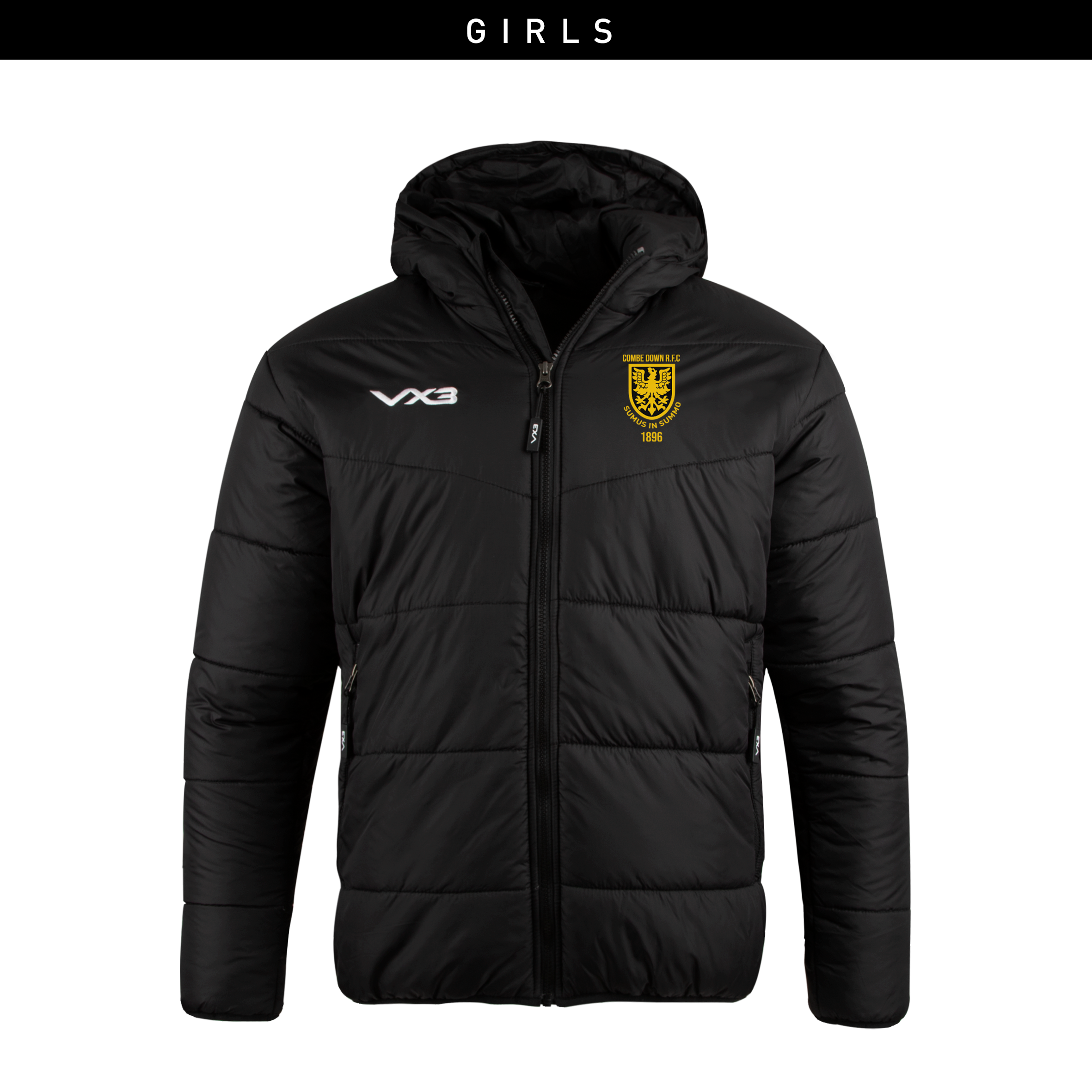 Combe Down RFC Lorica Quilted Jacket Youth - Girls