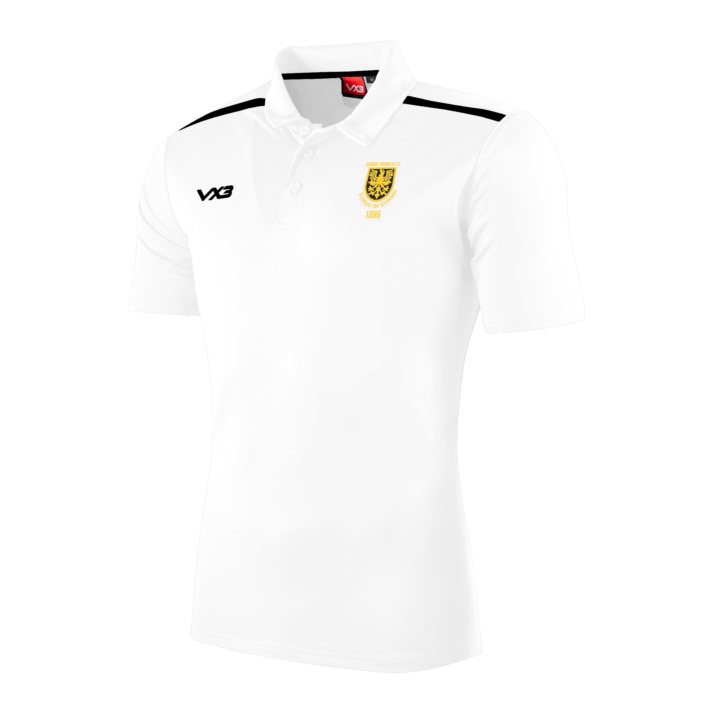 Combe Down RFC White Fortis Polo