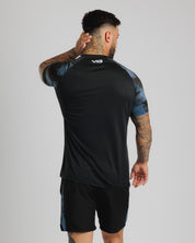 Conquer Tee - Black/Steel Blue