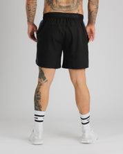 Conquer Shorts - Black/Steel Blue