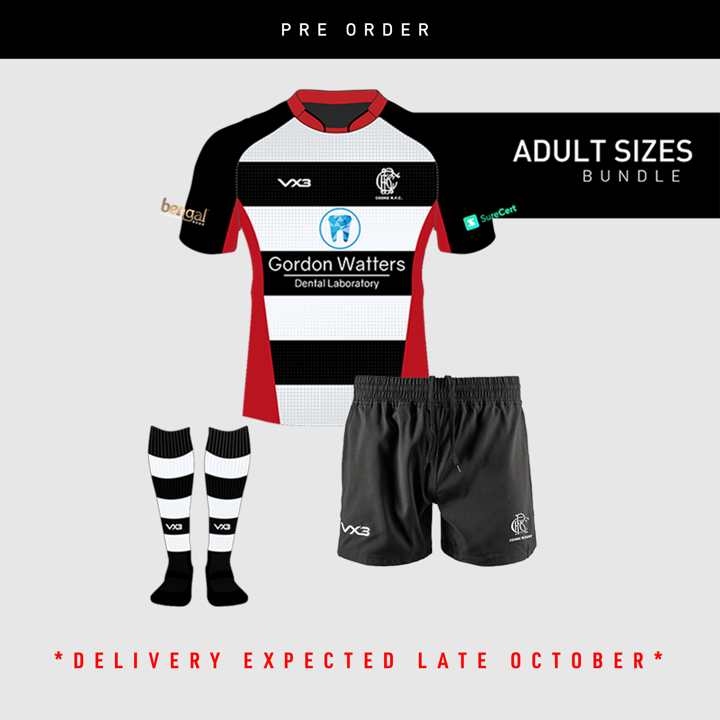 COOKE RFC Playing Bundle (ADULTS SIZING)