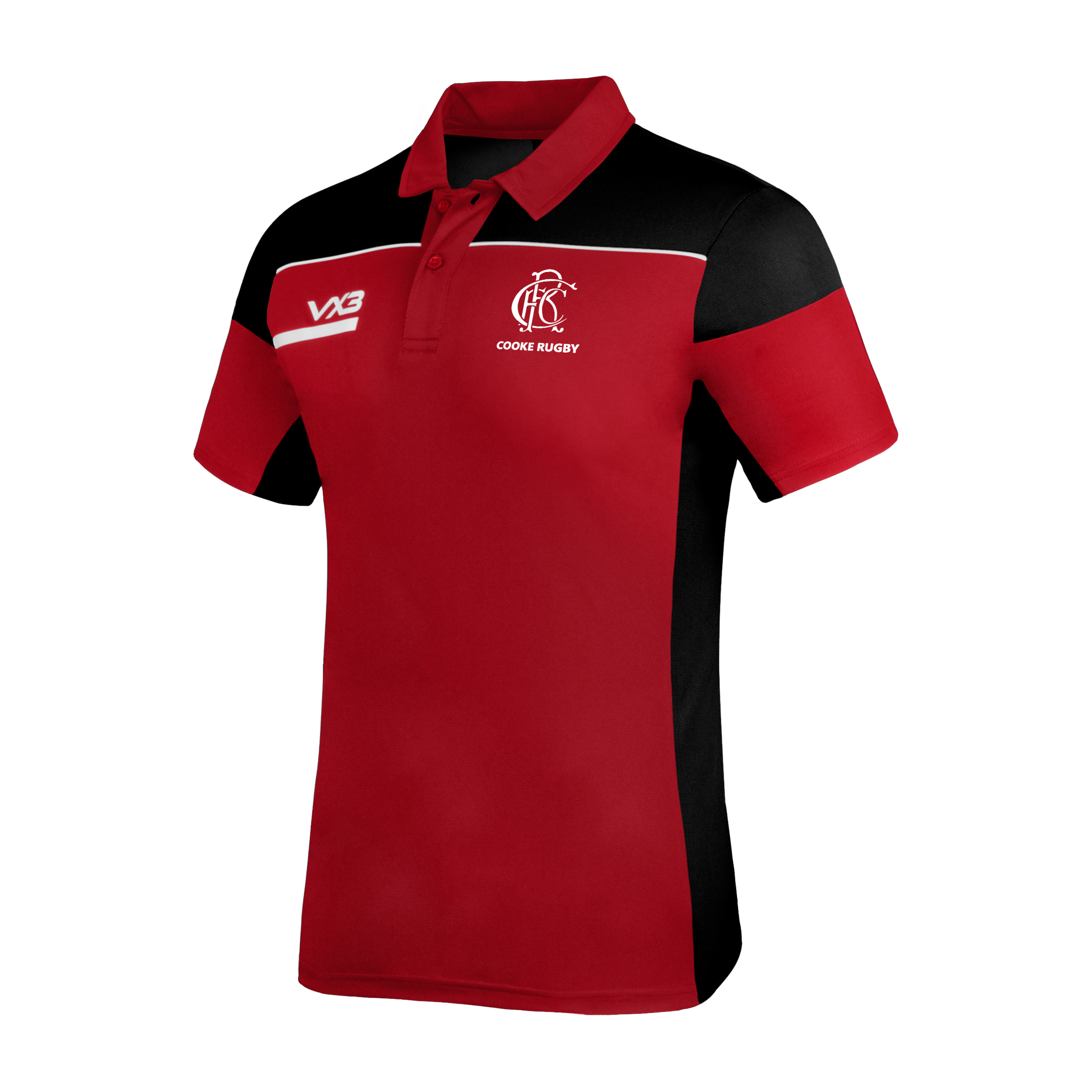Cooke RFC Opus Polo - Red Black