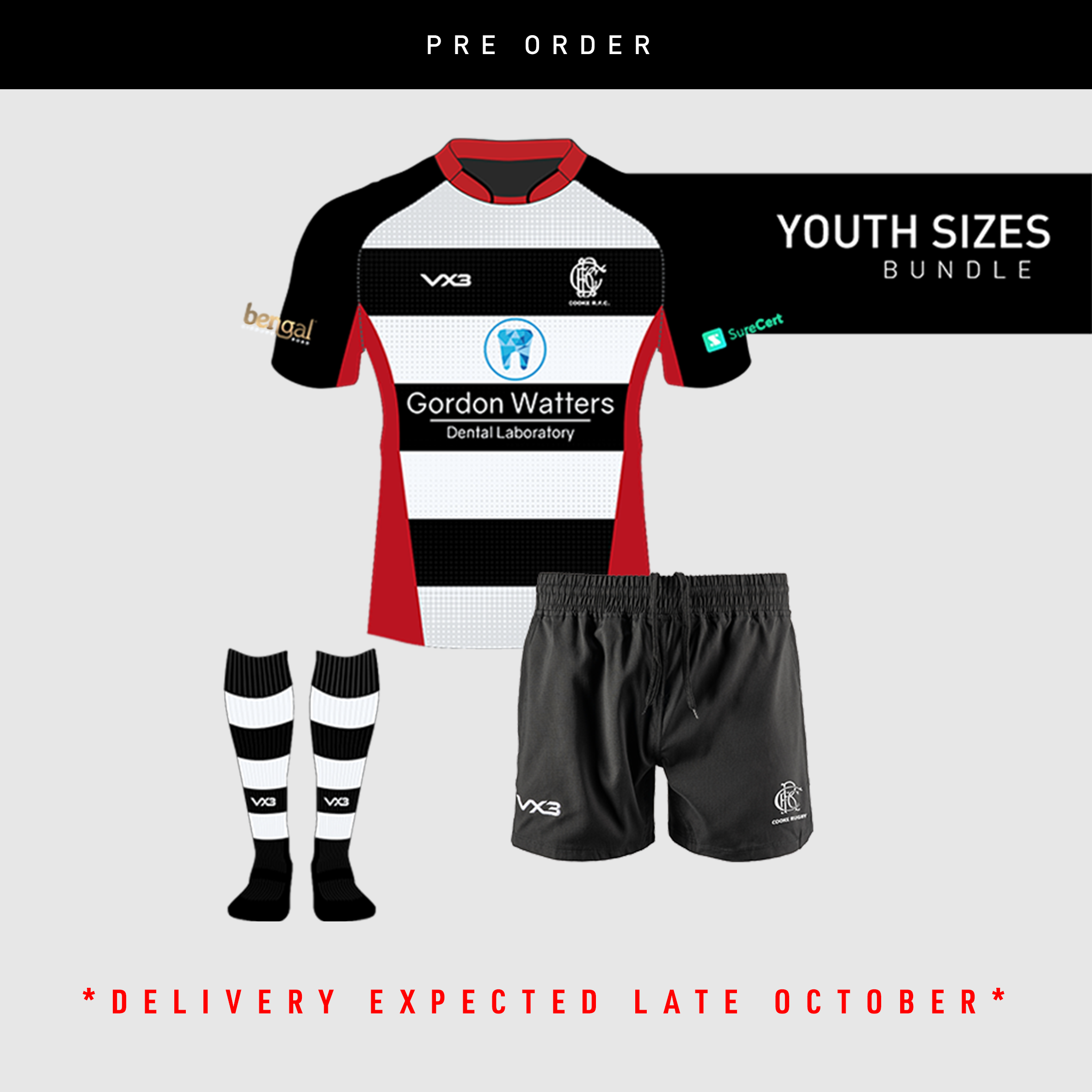 COOKE RFC Playing Bundle (Youth Sizing)
