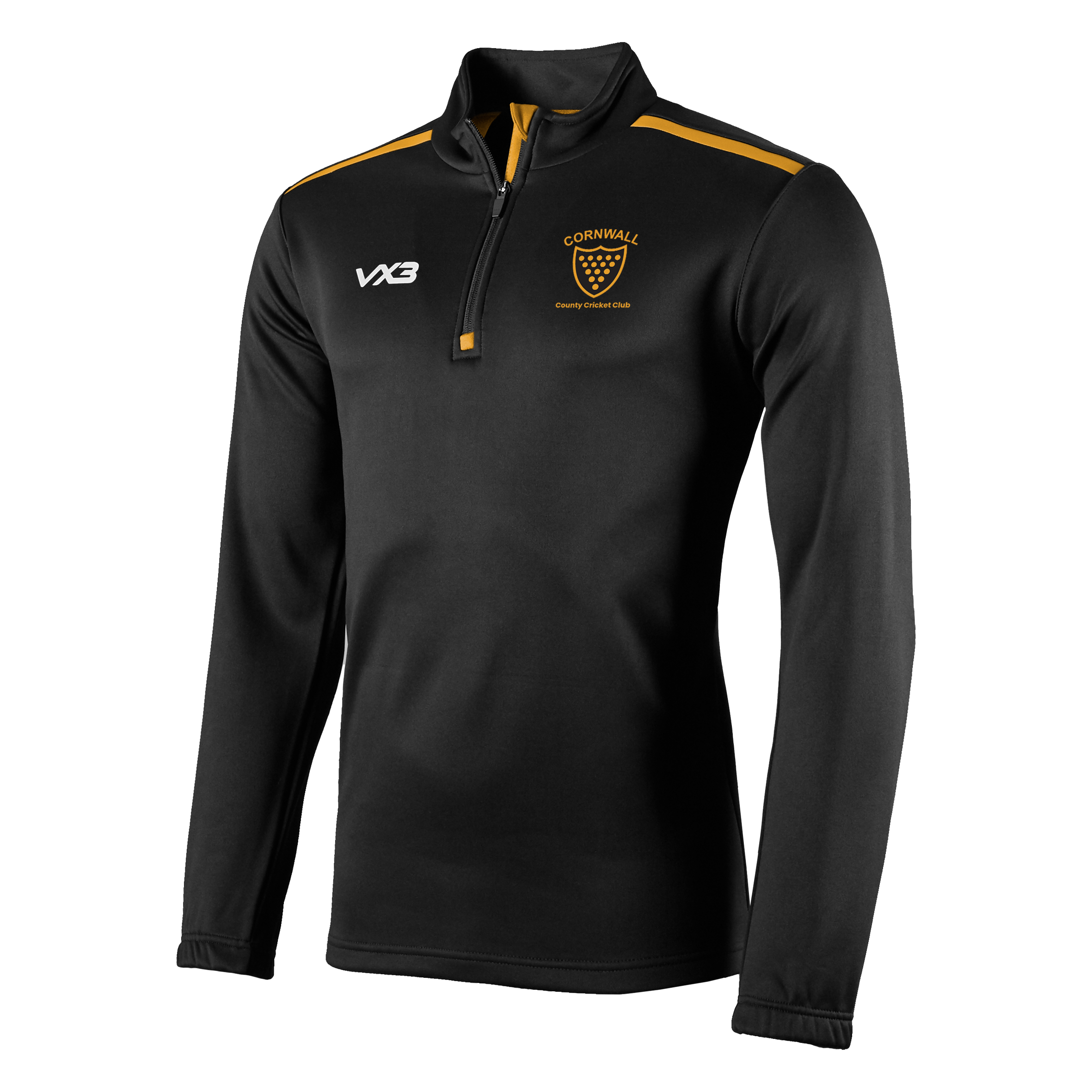 Cornwall County Cricket Club Fortis Youth Quarter Zip Sweat