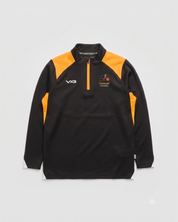 Cornwall Cricket Super9s Vertex Quarter Zip -Black/Amber/White