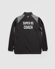 Cornwall Cricket Super9s Vertex Quarter Zip -Black/Grey/White
