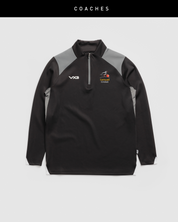 Cornwall Cricket Super9s Vertex Quarter Zip -Black/Grey/White
