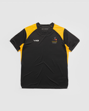 Cornwall Cricket Super9s Vertex Tee -Black/Amber/White
