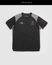 Cornwall Cricket Super9s Vertex Tee -Black/Grey/White