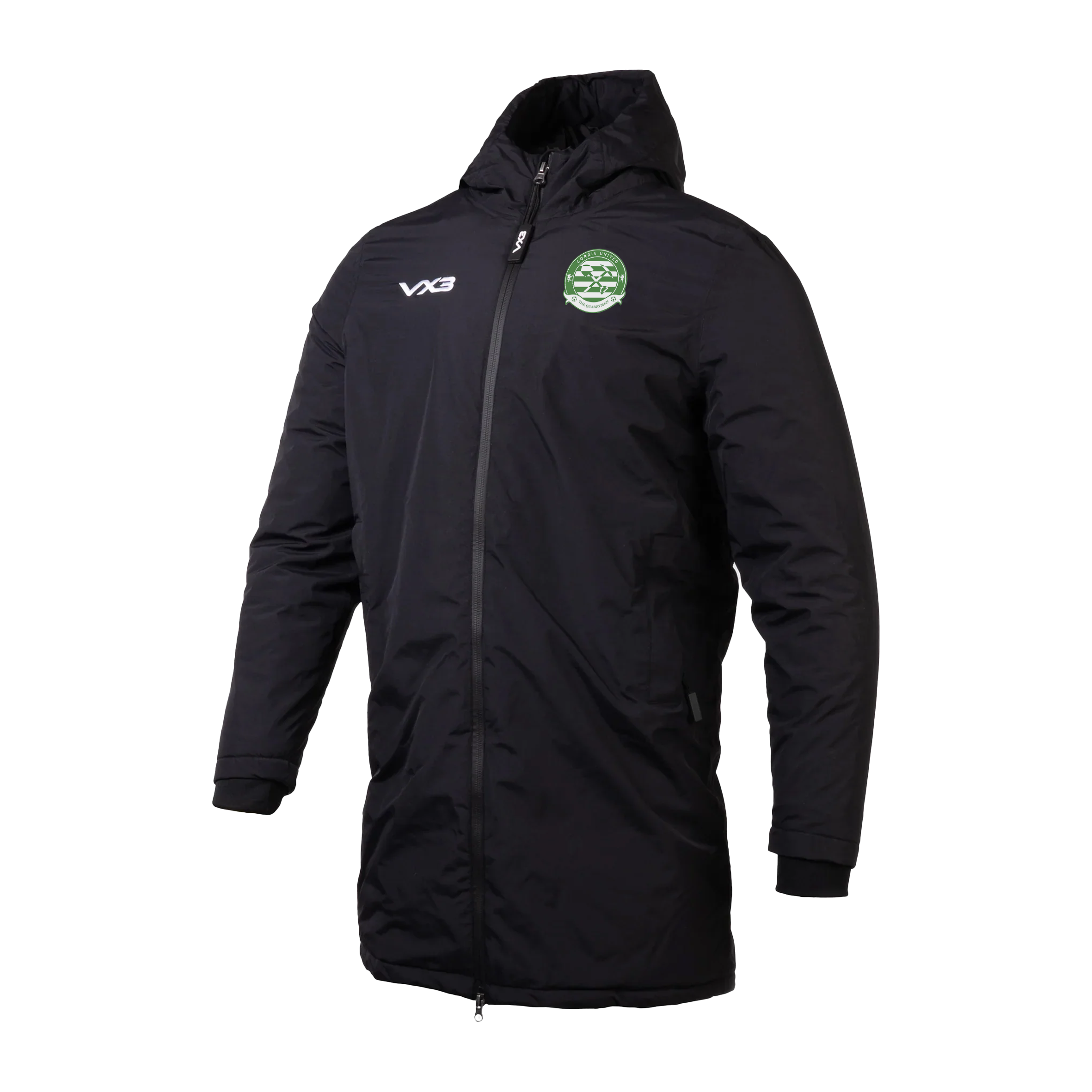 Corris United FC Nero Managers Jacket