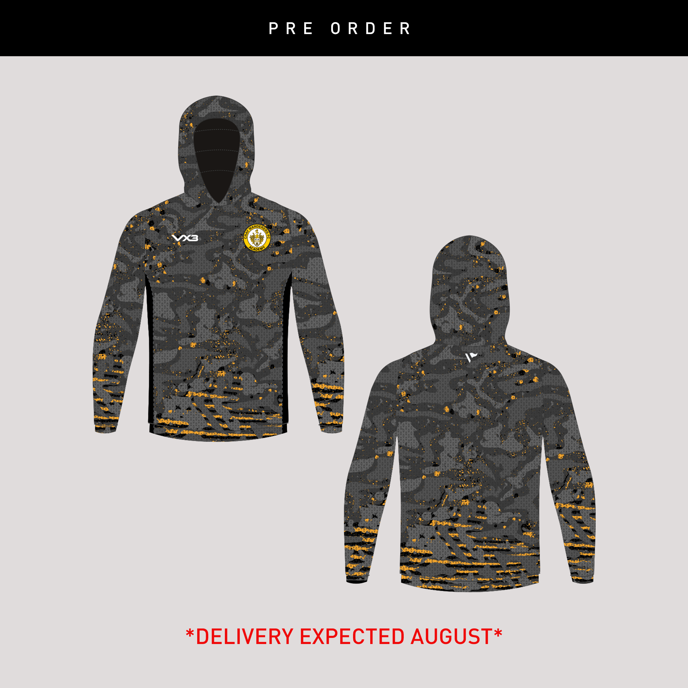 Cray Wanderers Academy Sublimated Hoodie