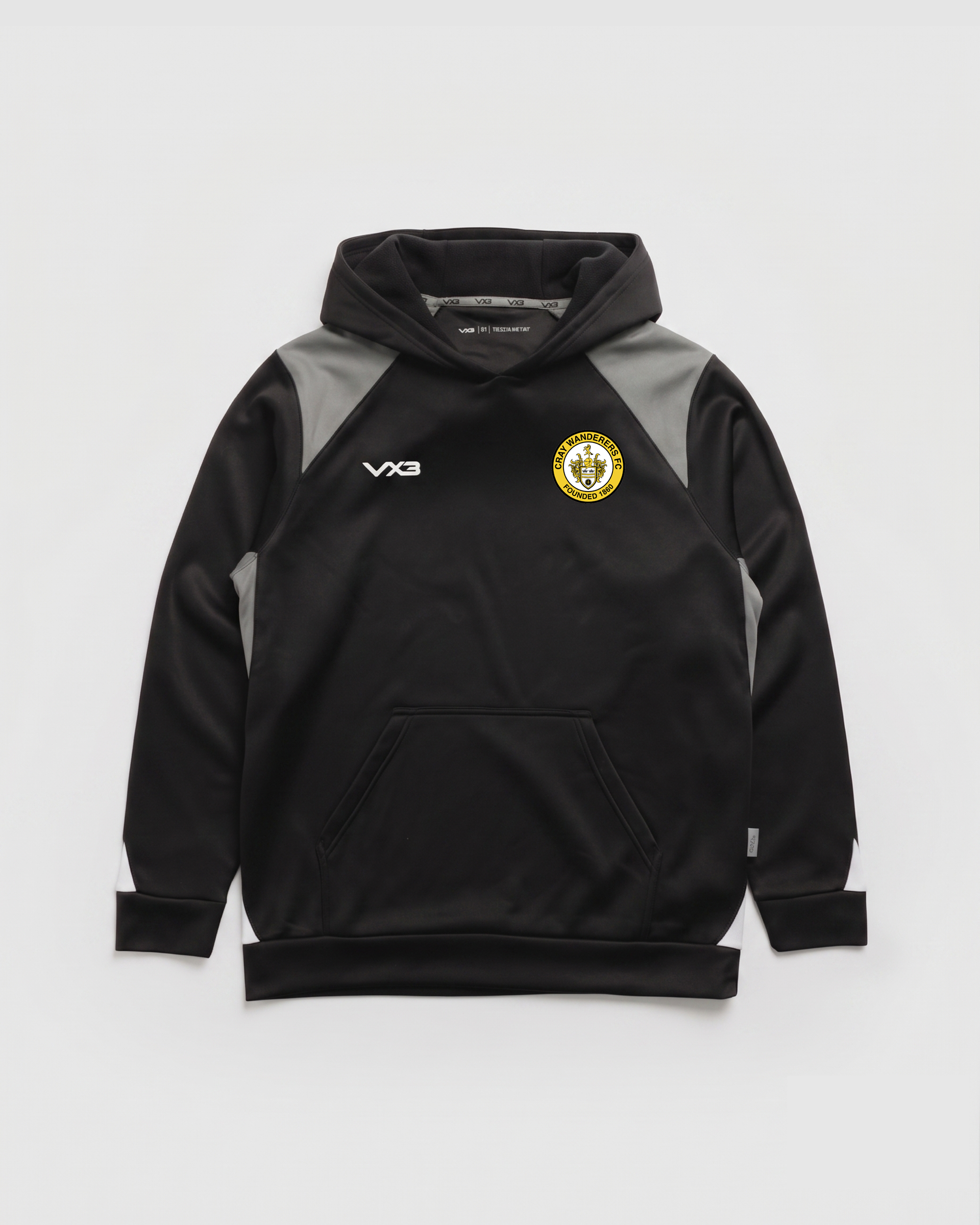 Grey Vertex Hoodie