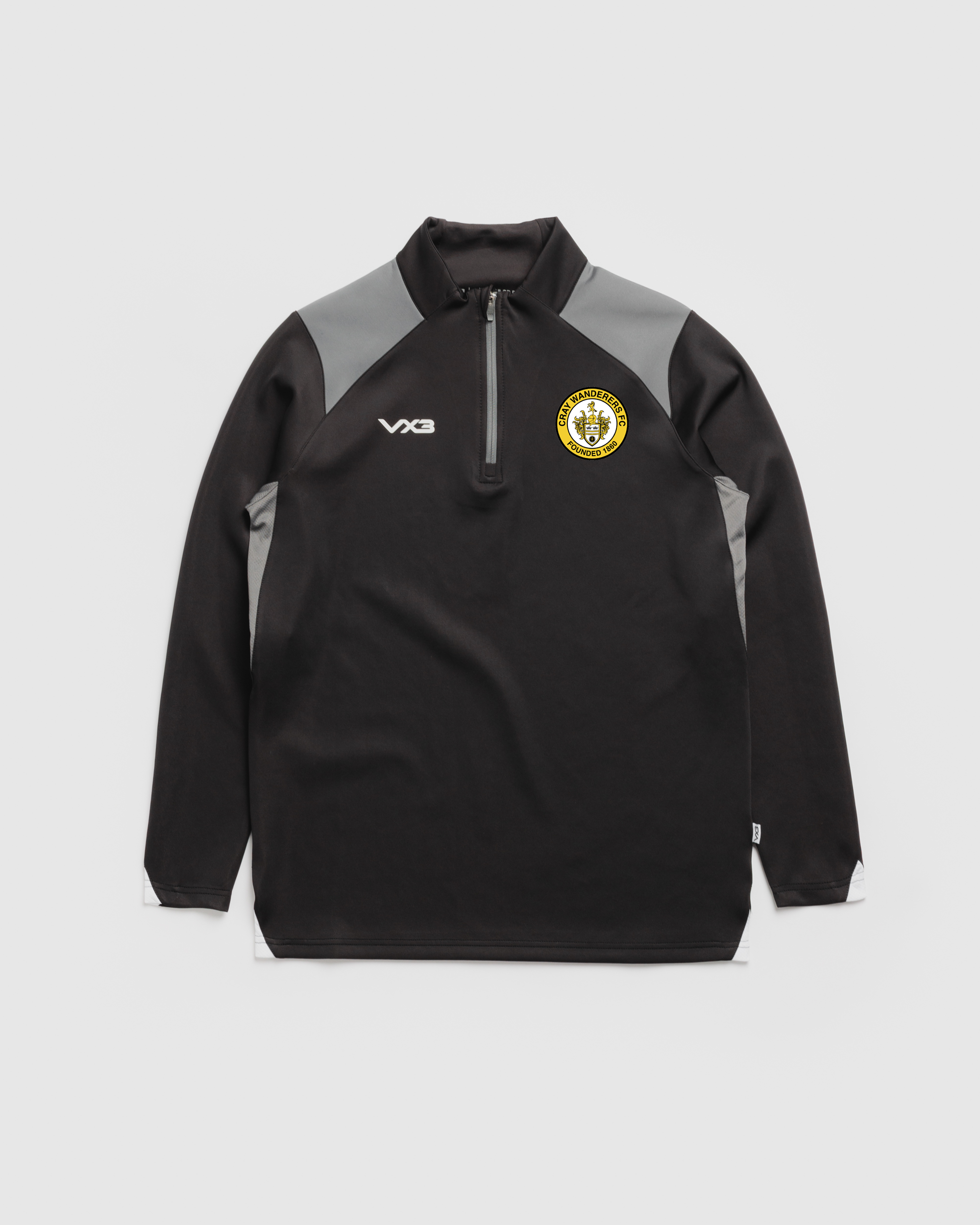 Grey Vertex Quarter Zip