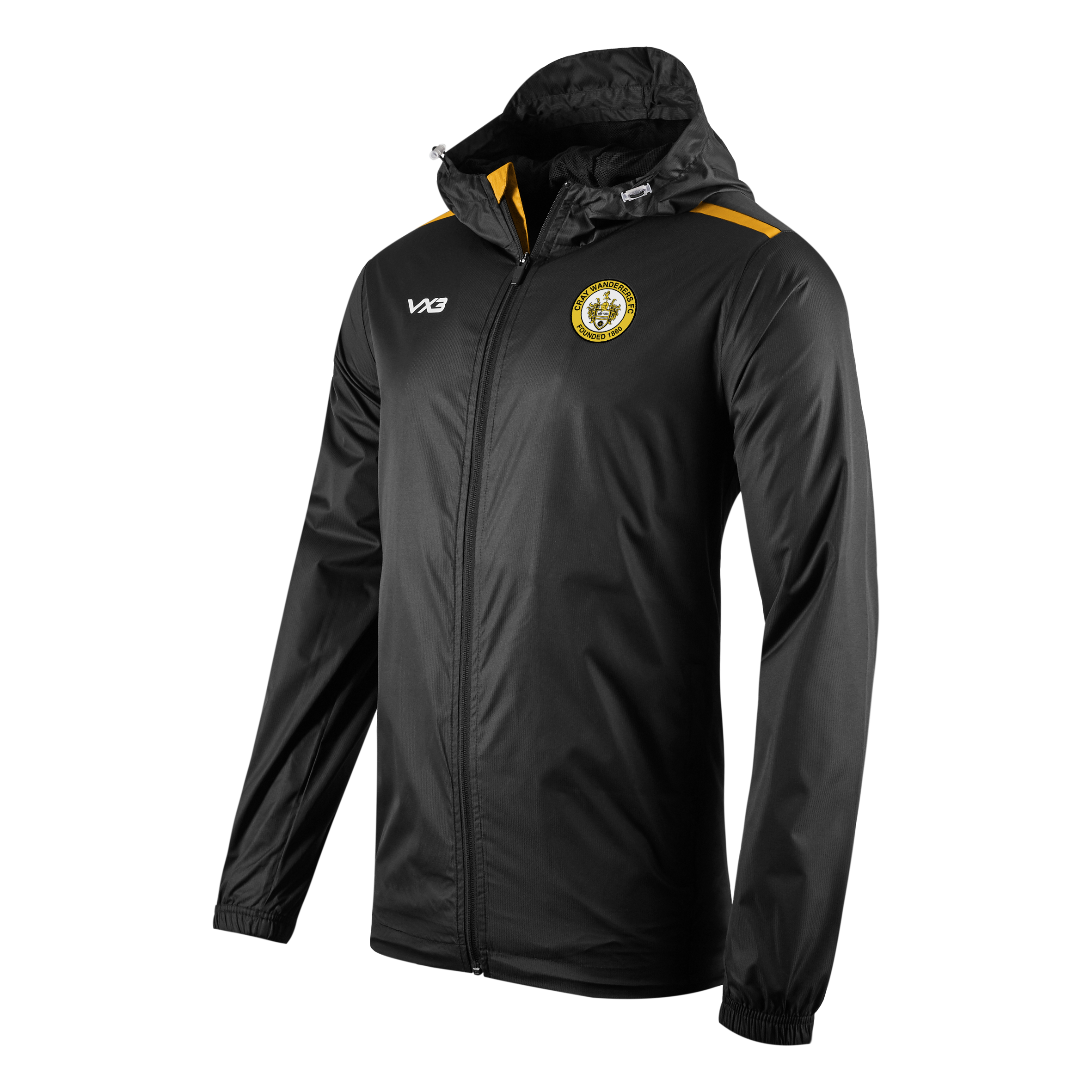 Cray Wanderers Academy Fortis Full Zip Rain Jacket