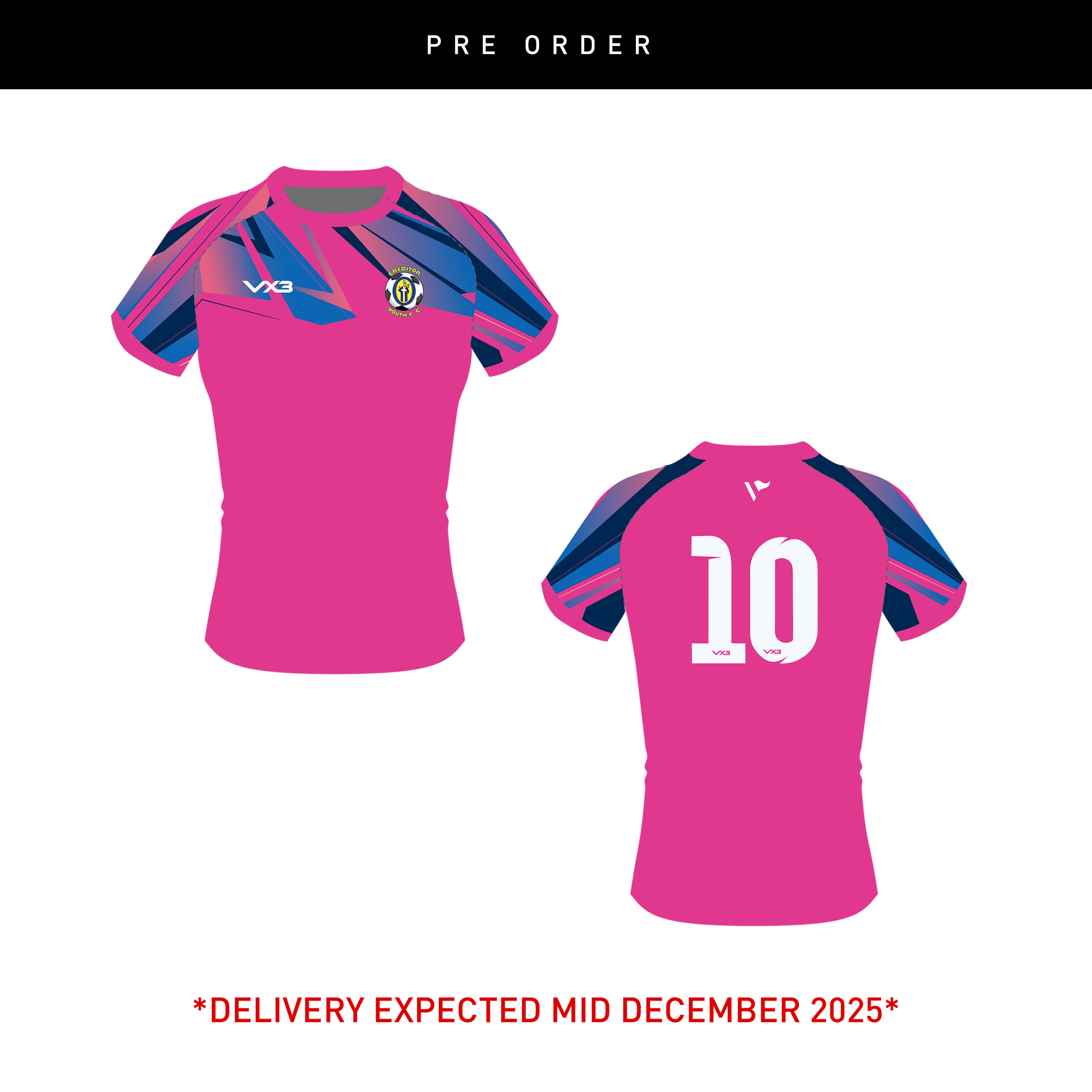 Crediton Youth FC Ladies Sublimated Tee