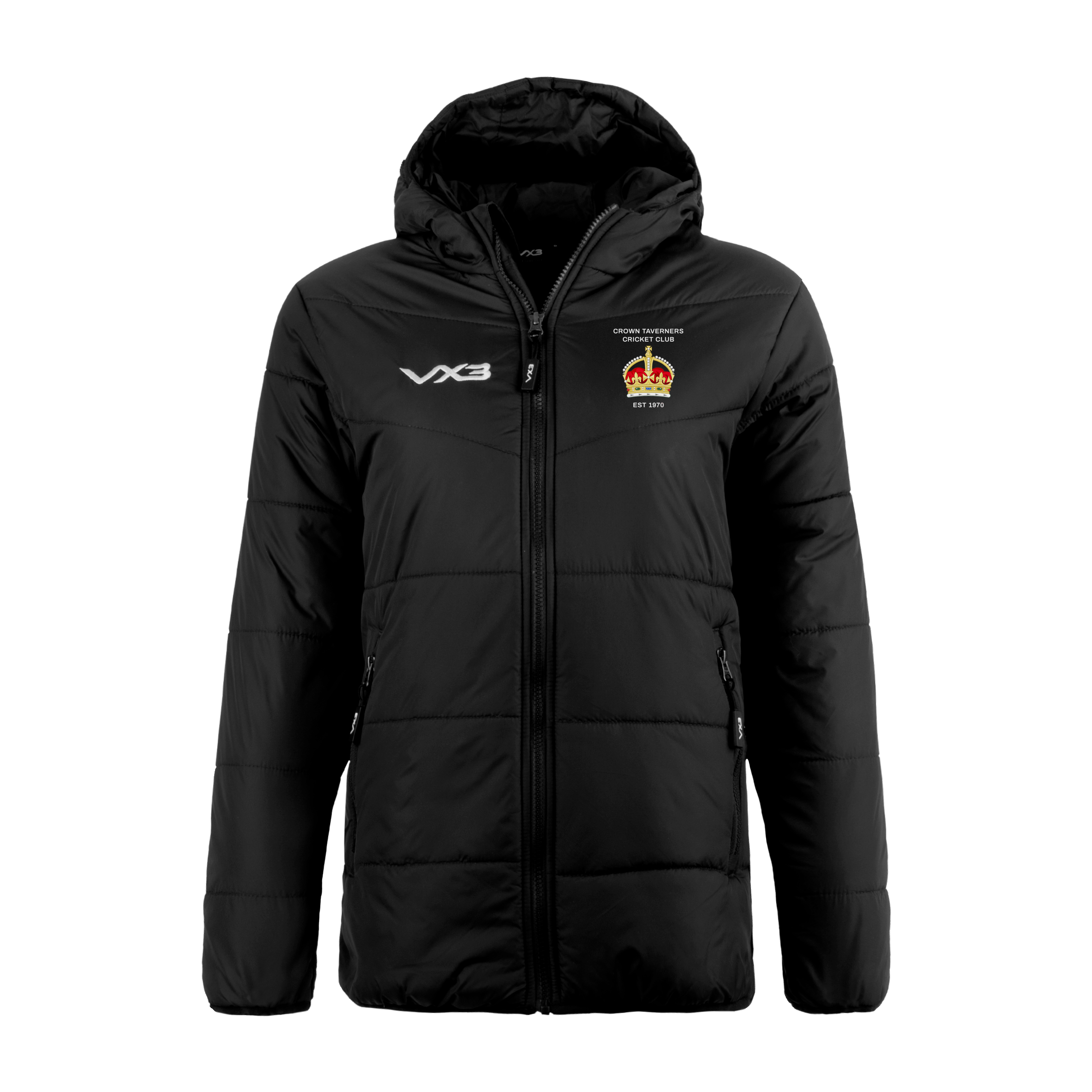 Crown Taverners Cricket Club Lorica Quilted Jacket Ladies