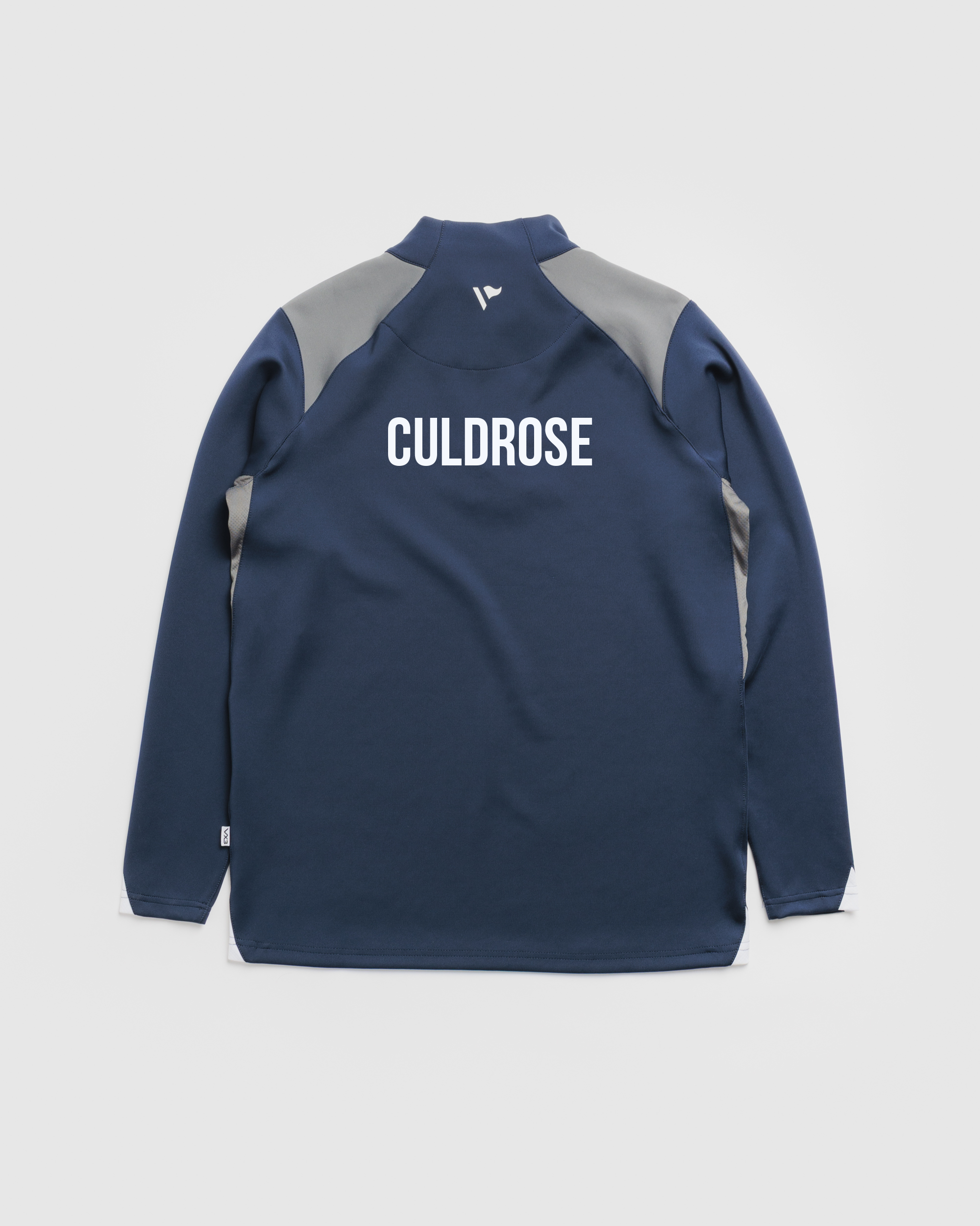 Culdrose Gig Club Vertex Quarter Zip -Navy/Grey/White