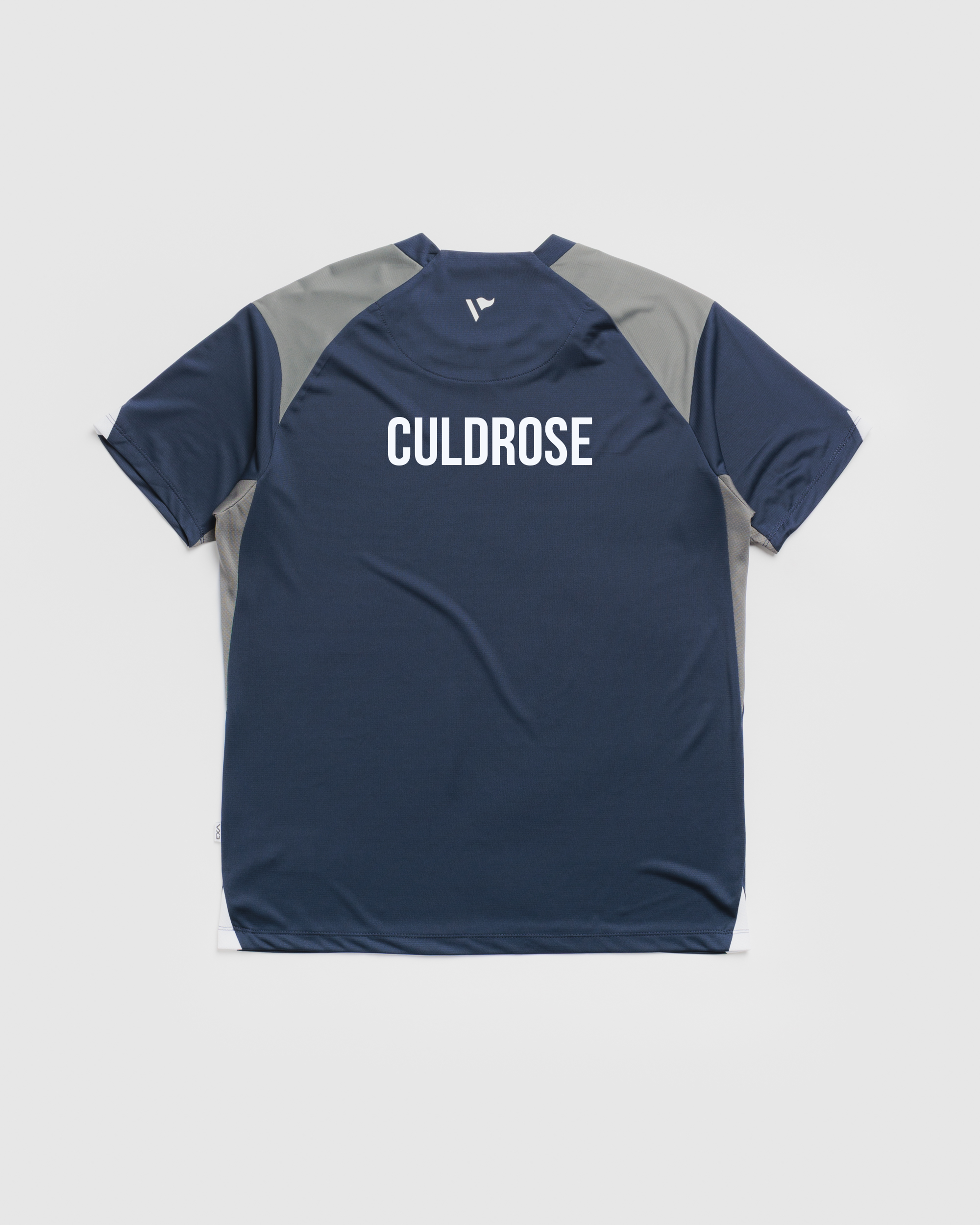 Culdrose Gig Club Vertex Youth Tee -Navy/Grey/White