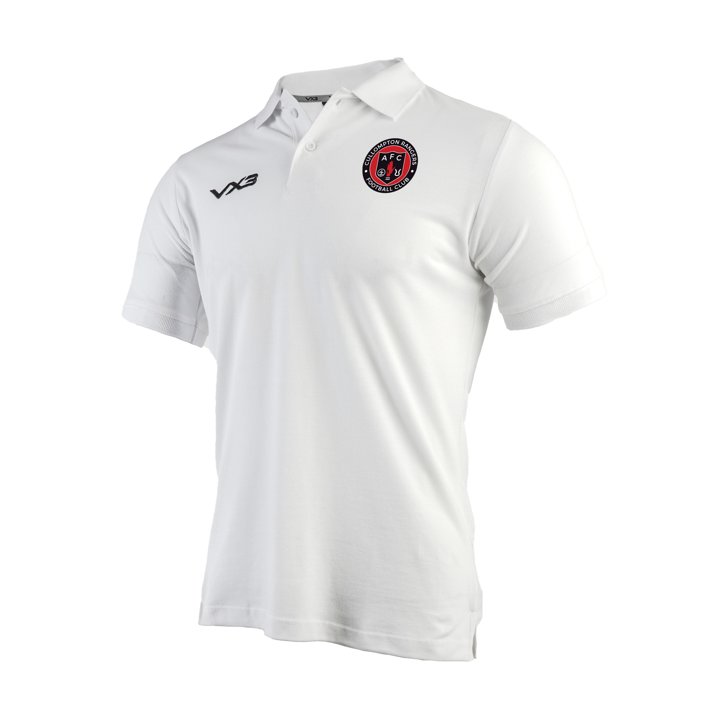 Cullompton Rangers FC Primus Polo Shirt White