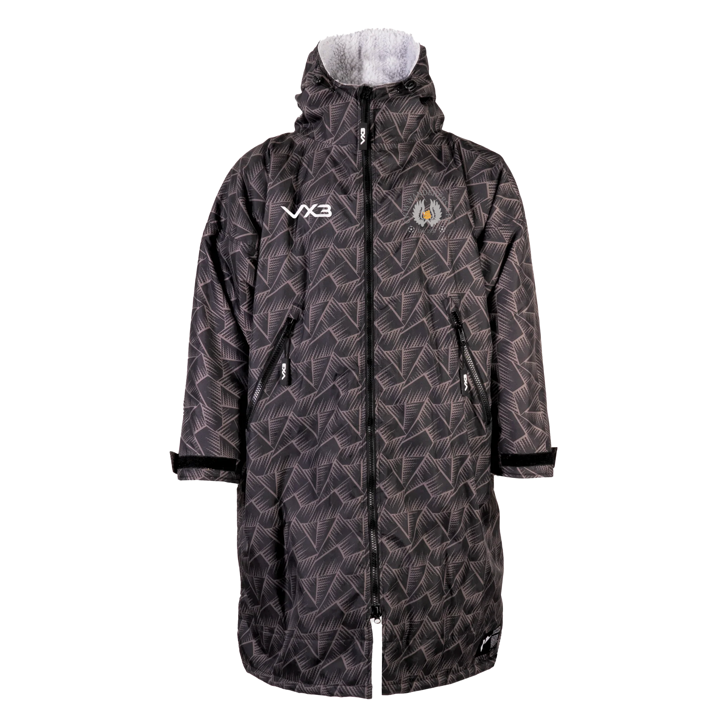 Cwm Wanderers FC Coaches Duro Elite Sports Robe Kids