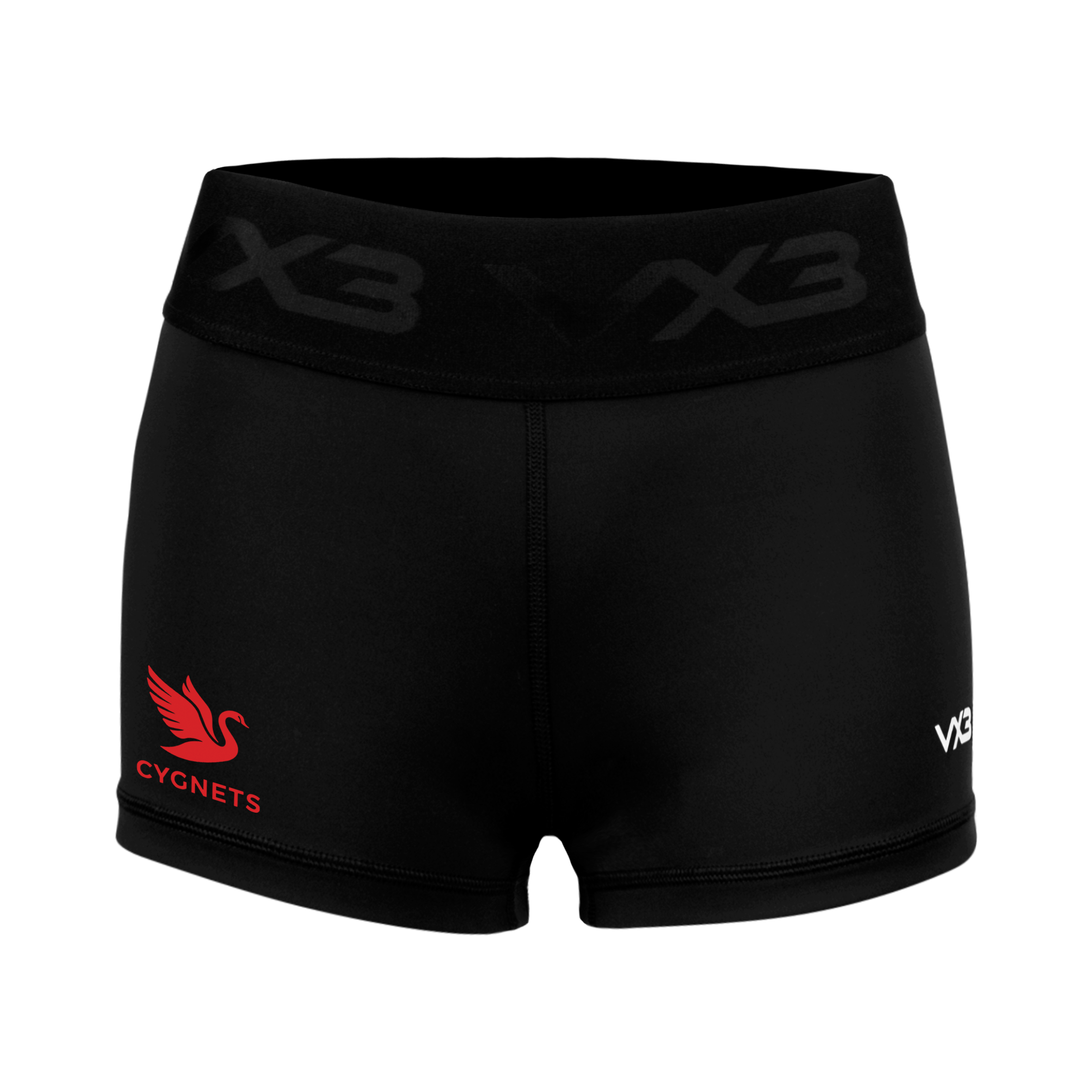 Cygnets Netball Booty Shorts