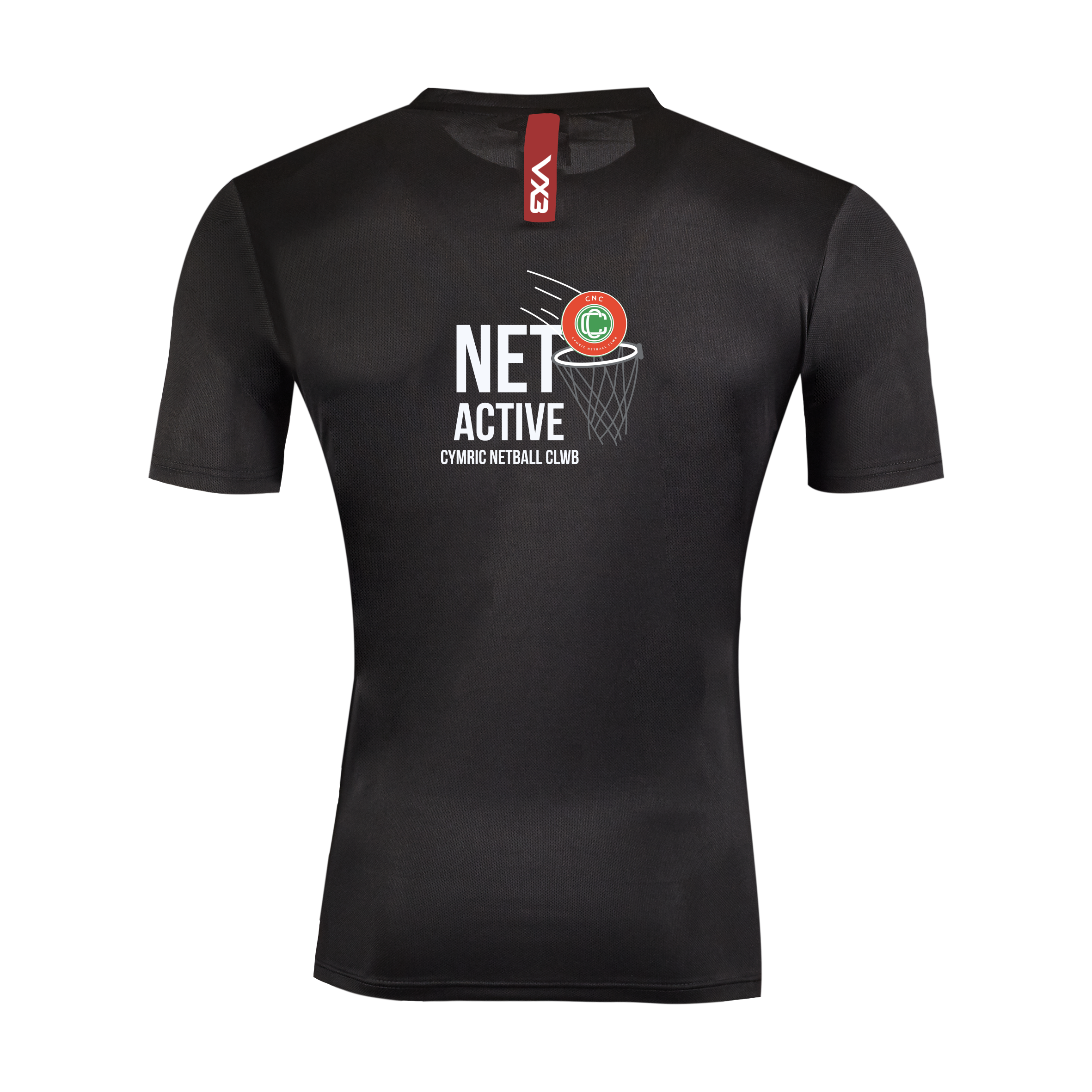 Cymric Netball Fortis Ladies Tee - Aber Peaks
