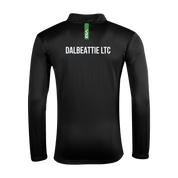 Dalbeattie Lawn Tennis Club Fortis Quarter Zip Sweat Black/Emerald