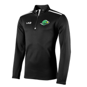 Dalbeattie Lawn Tennis Club Fortis Quarter Zip Sweat Black/White