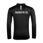 Dalbeattie Lawn Tennis Club Fortis Quarter Zip Sweat Black/White