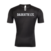 Dalbeattie Lawn Tennis Club Fortis Tee Black/White