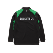 Dalbeattie Lawn Tennis Club Vertex Quarter Zip -Black/Emerald/White