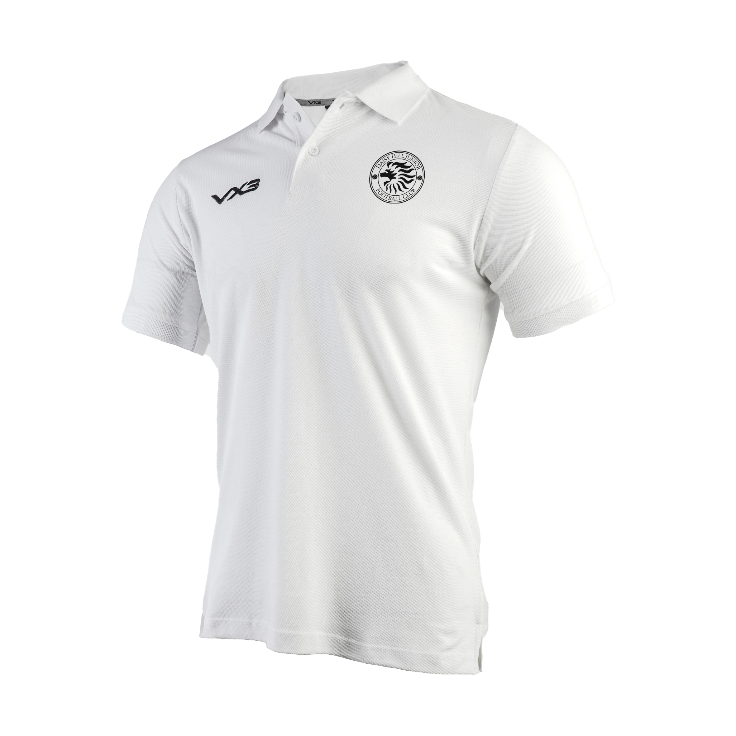 Daisy Hill Juniors FC White Primus Polo Shirt