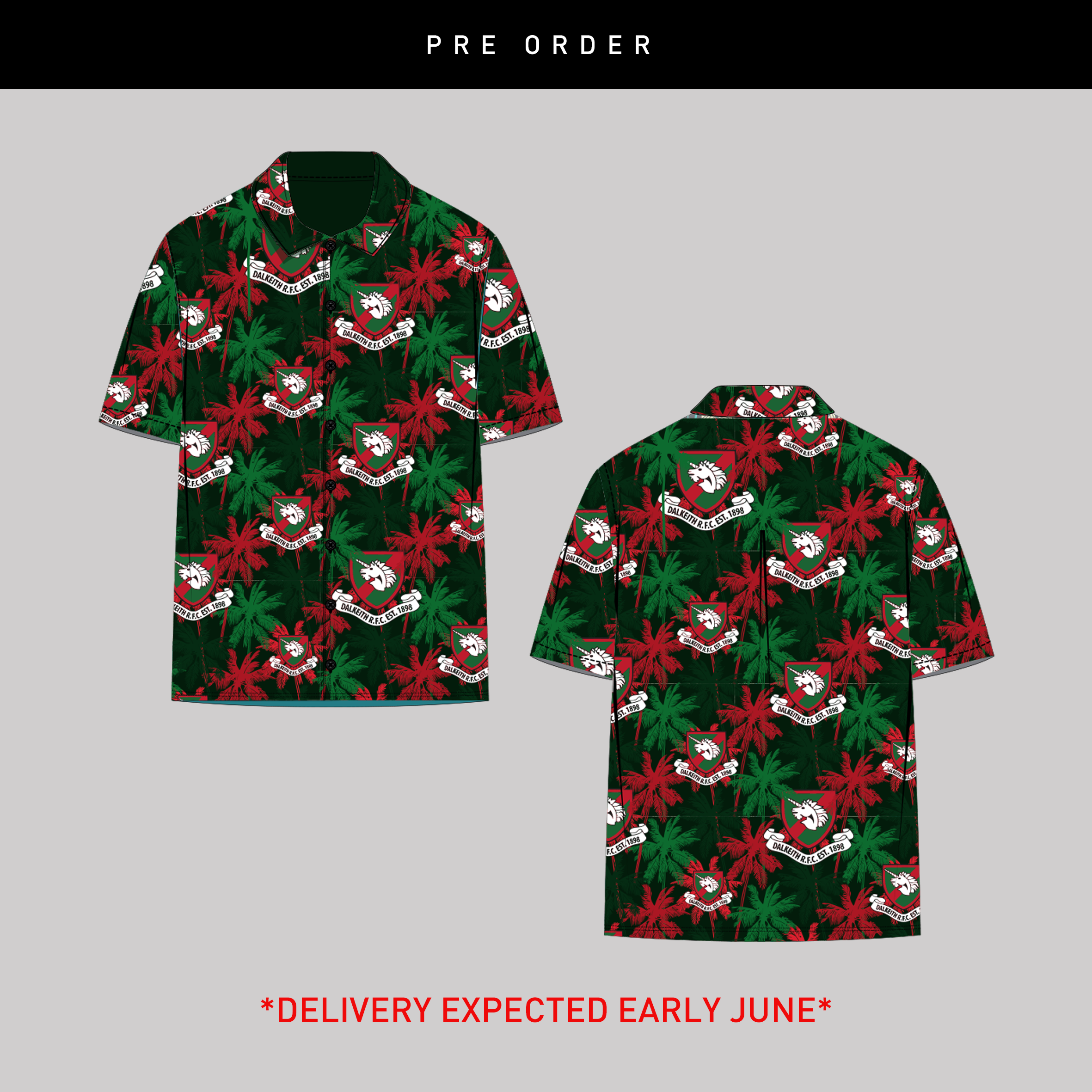 Dalkeith RFC 2026 Youth Hawaiian Shirt