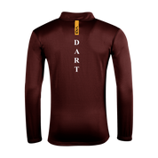 Dartmouth Gig Club Fortis Quarter Zip Sweat Maroon/Amber