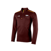 Dartmouth Gig Club Fortis Quarter Zip Sweat Maroon/Amber
