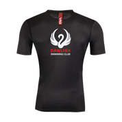 Dawlish Swimming Club Black Backprint Fortis Tee