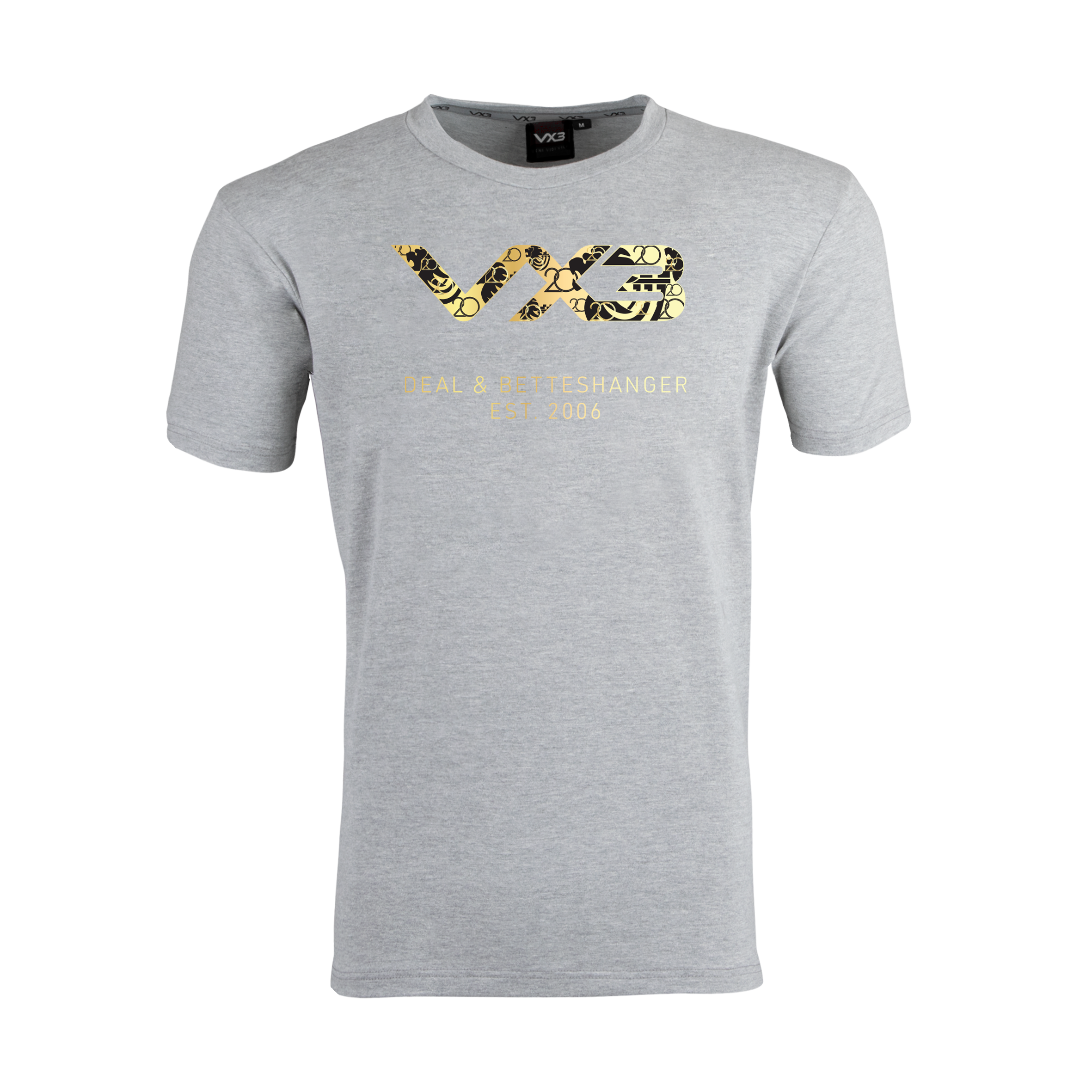 Deal & Betteshanger Rugby Marl Grey Invicta Tee - Est 2006